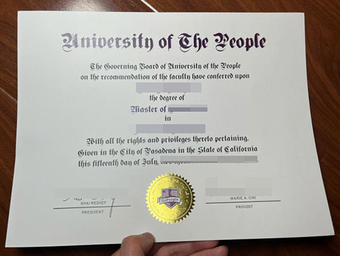 University of the People degree replacement