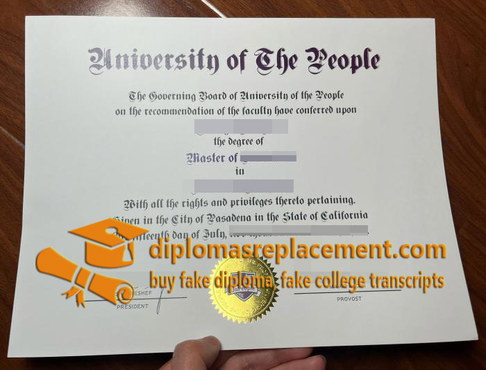 University of the People diploma