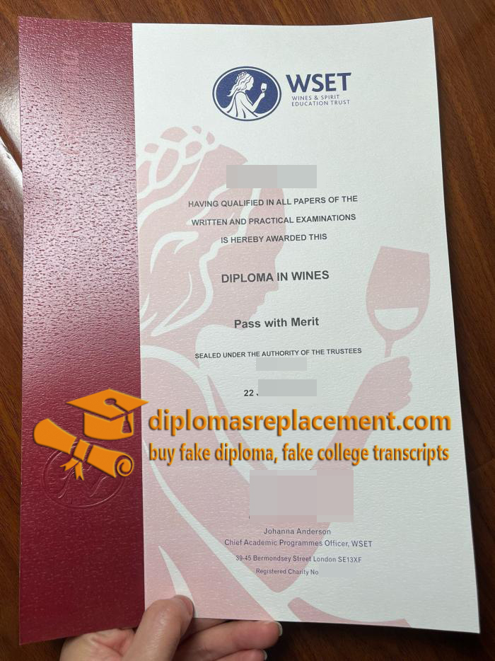 WSET diploma