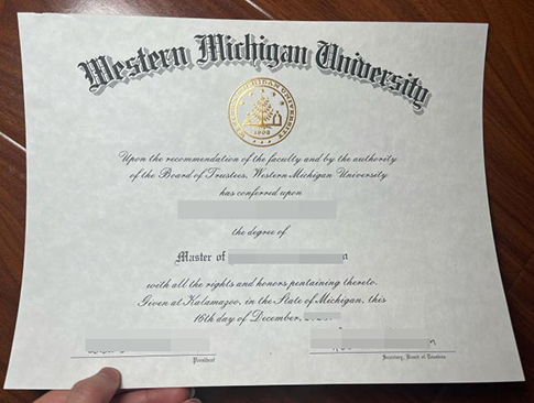 Western Michigan University diploma replacement