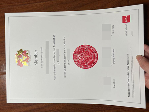 ACCA Member Certificate replacement