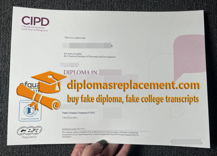 CIPD Certificate