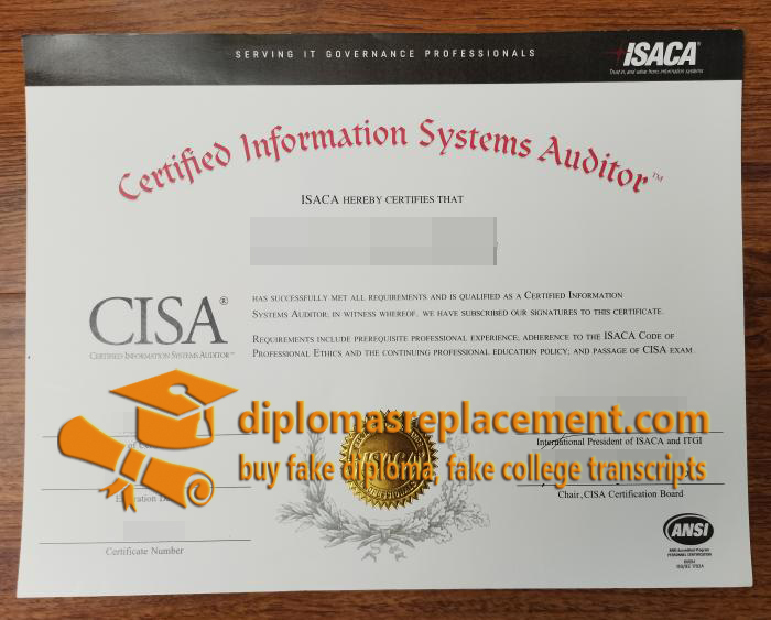 CISA Certificate