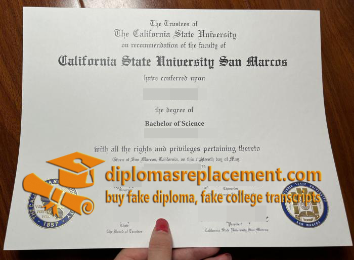 CSUSM diploma