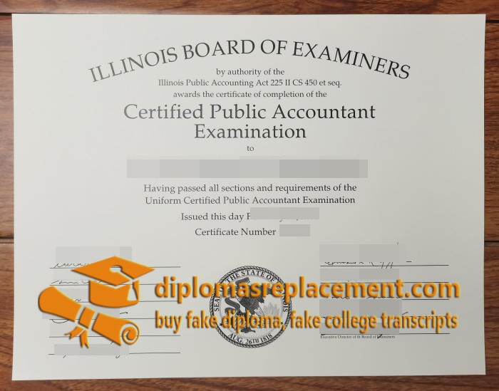 Illionis CPA Certificate
