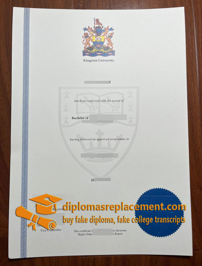 Kingston University diploma