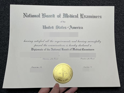 National Board of Medical Examiners certificate replacement