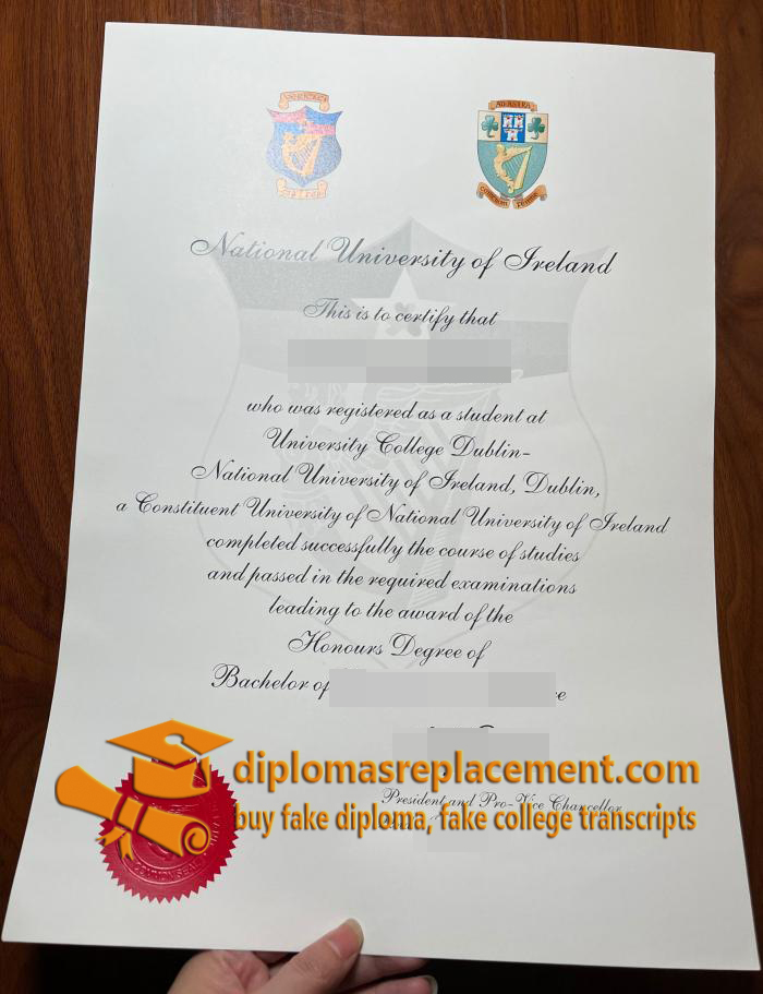 National University of Ireland diploma