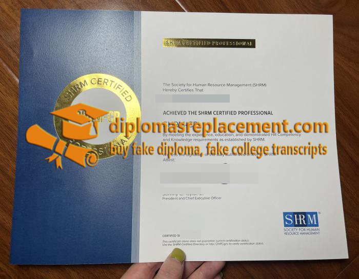 SHRM-CP Certificate