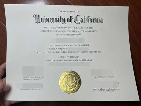 UC Merced degree replacement