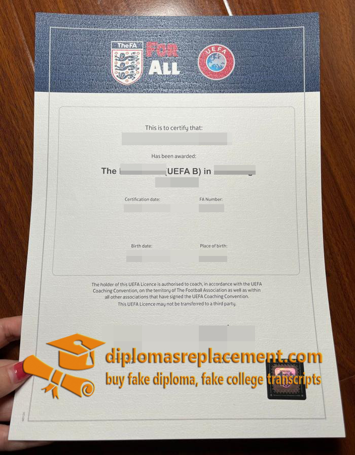 UEFA B diploma