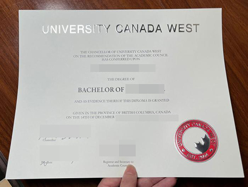 University of Canada West diploma replacement