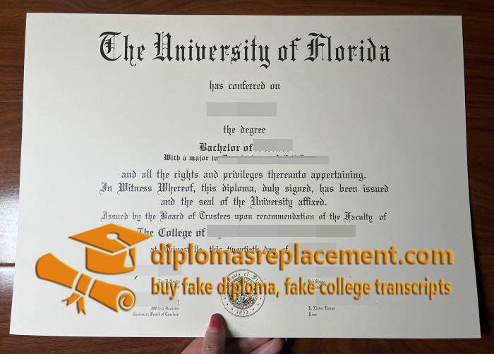 University of Florida diploma