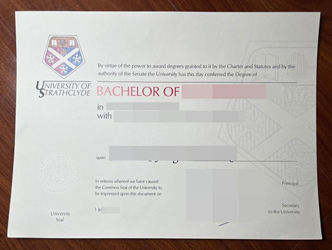 University of Strathclyde diploma replacement