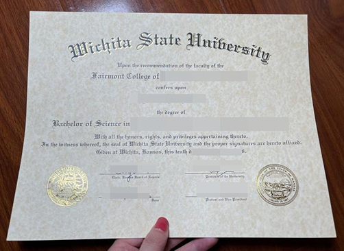 Wichita State University diploma replacement