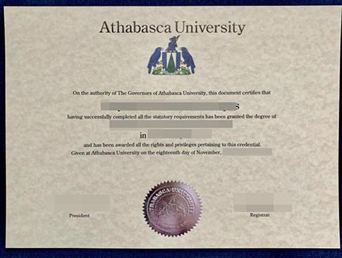 Athabasca University diploma replacement