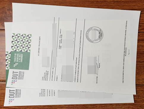 Durban University of Technology transcript replacement