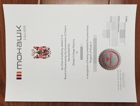 Mohawk College diploma replacement