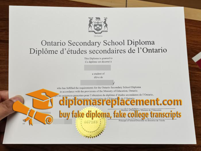 OSSD diploma