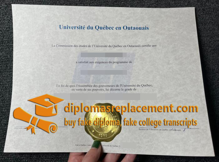 Université du Québec en Outaouais diploma