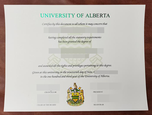 University of Alberta diploma replacement