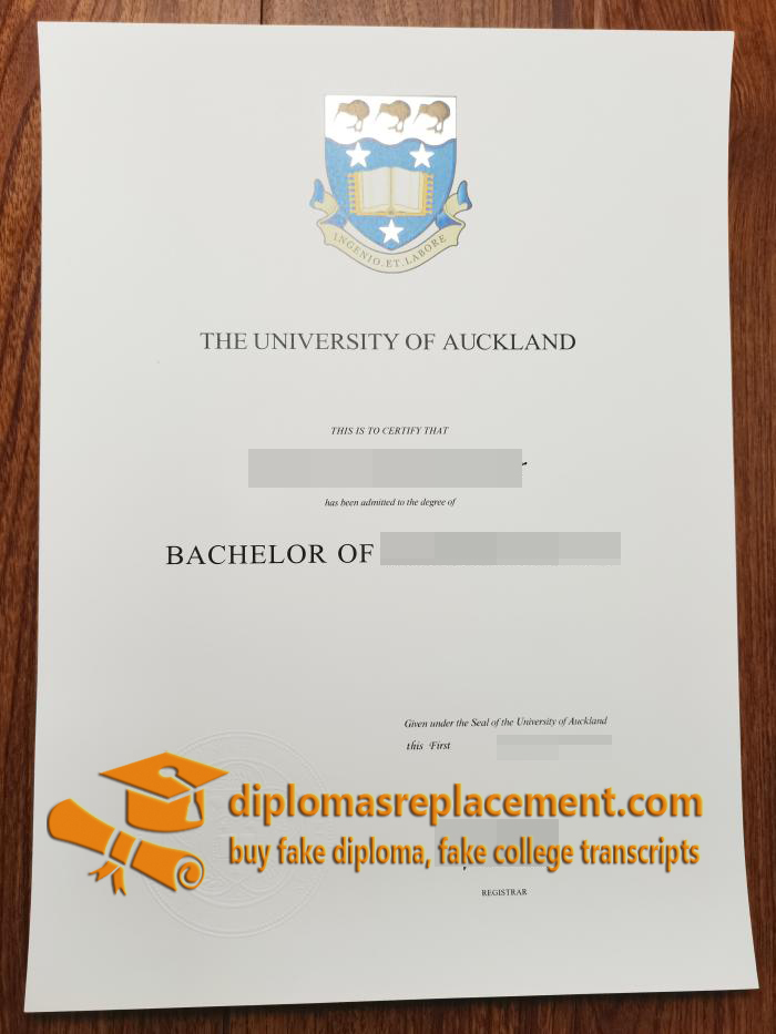 University of Auckland diploma