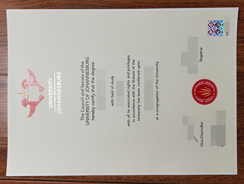 University of Johannesburg degree replacement