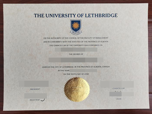 University of Lethbridge diploma replacement
