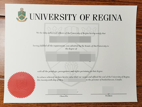 University of Regina degree replacement