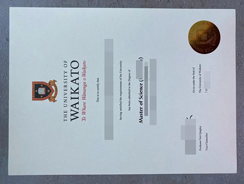 University of Waikato degree replacement