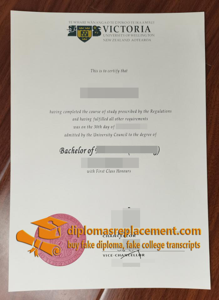 VUW diploma