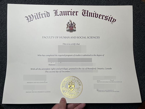Wilfrid Laurier University diploma replacement