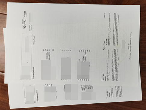 Aberystwyth University transcript replacement