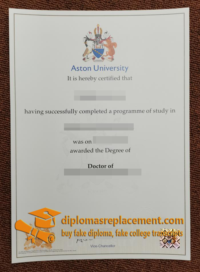 Aston University diploma