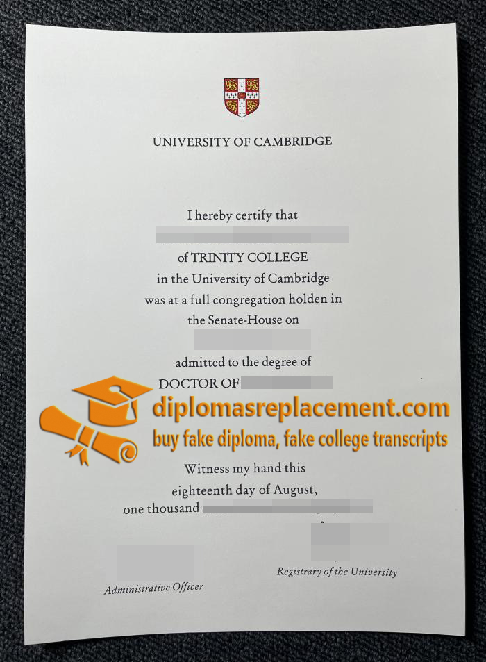 University of Cambridge diploma