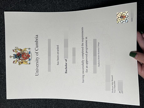 University of Cumbria diploma replacement