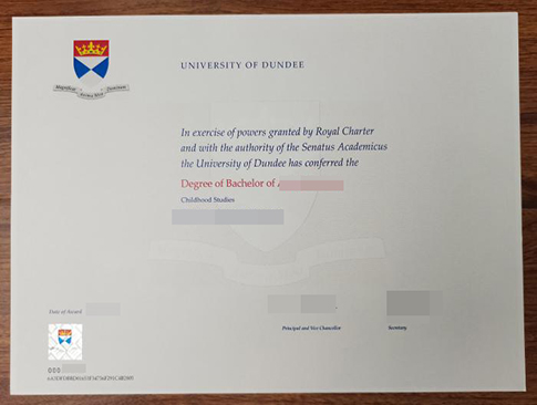 University of Dundee degree replacement