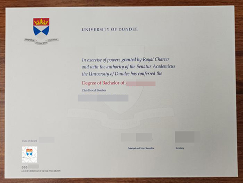 University of Dundee diploma replacement