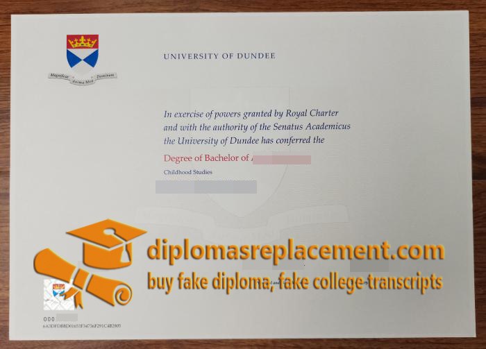 University of Dundee diploma