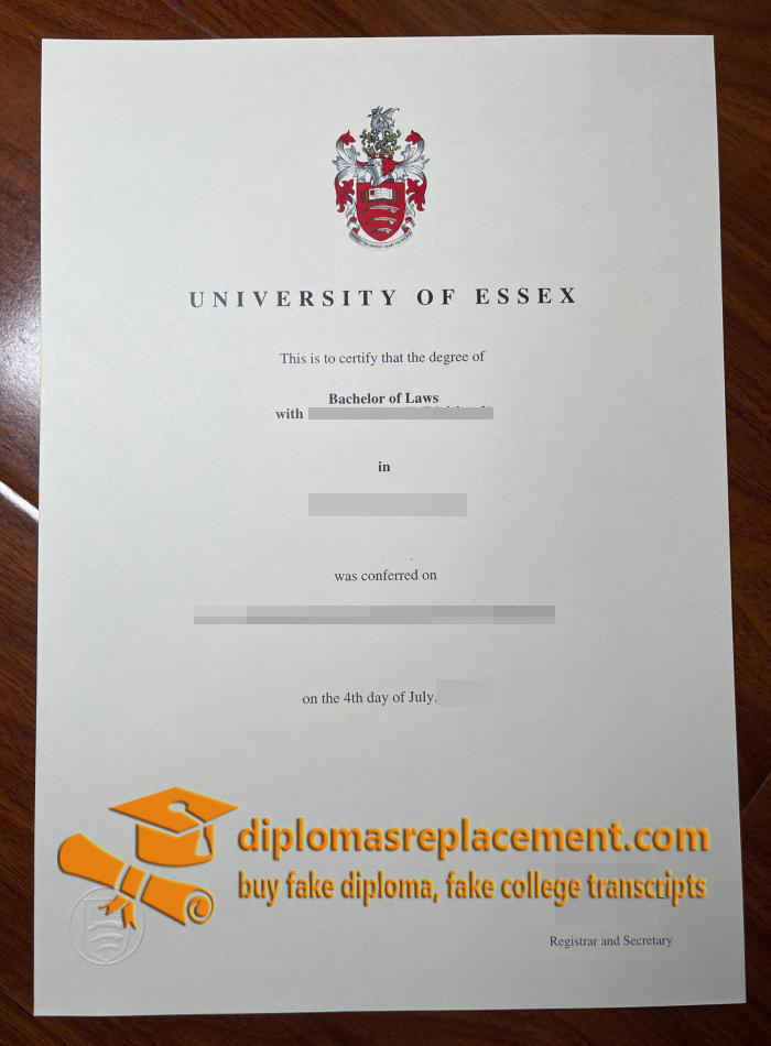 University of Essex diploma