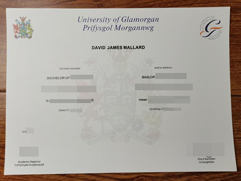 University of Glamorgan diploma replacement