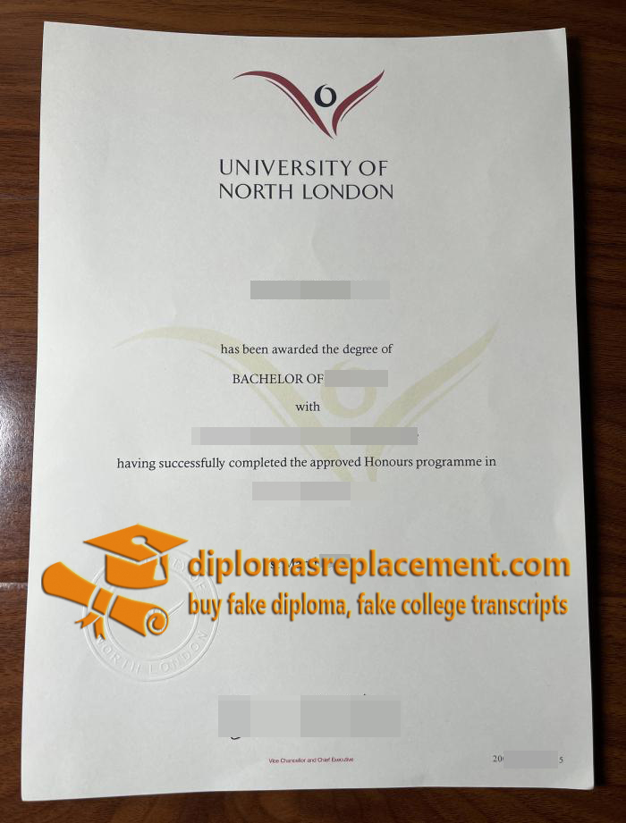 University of North London diploma