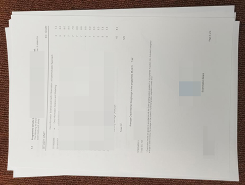 University of Twente transcript replacement
