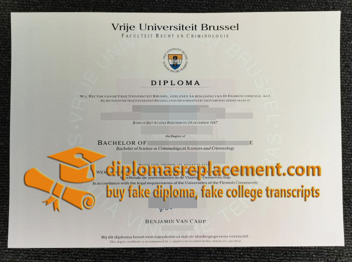 VUB diploma
