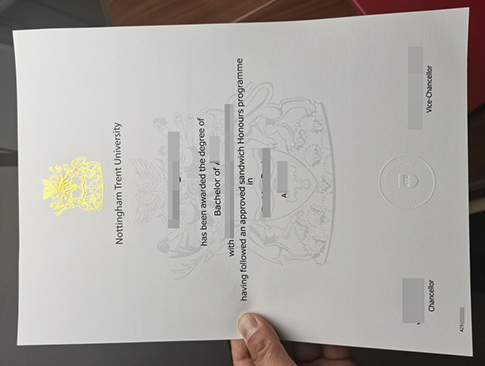 Nottingham Trent University diploma replacement