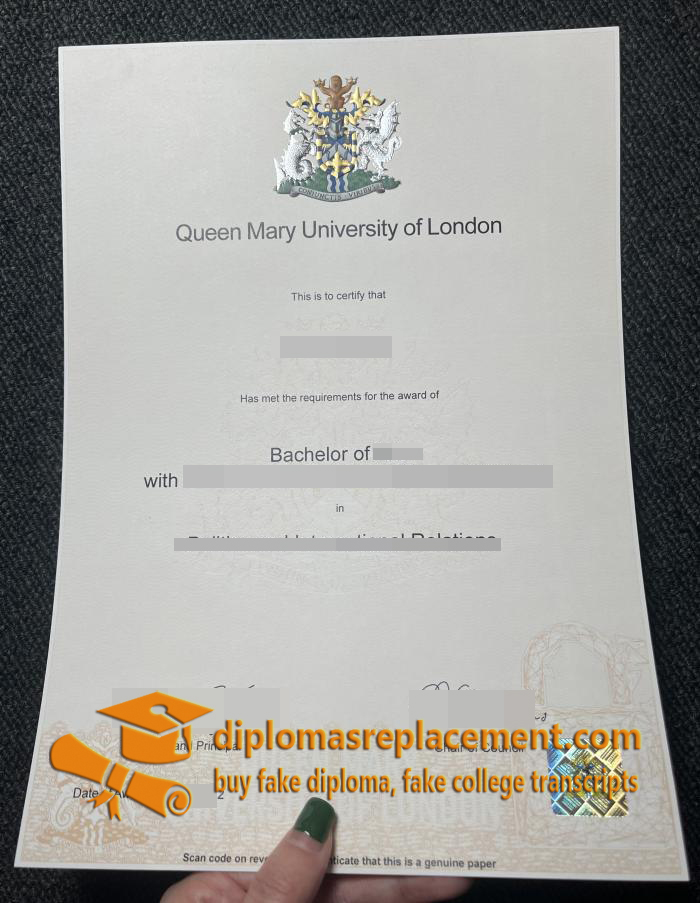 QMUL diploma