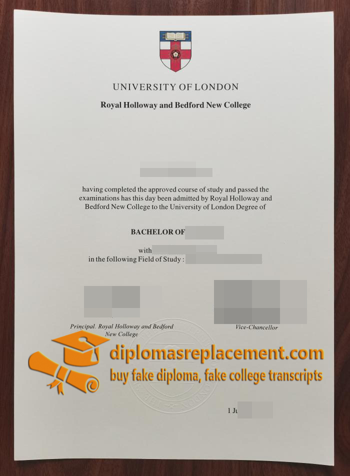 RHUL diploma