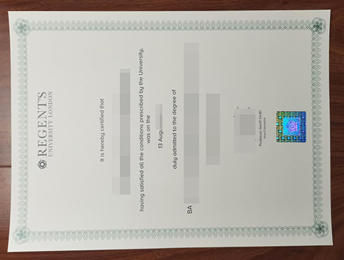 Regent’s University London degree replacement