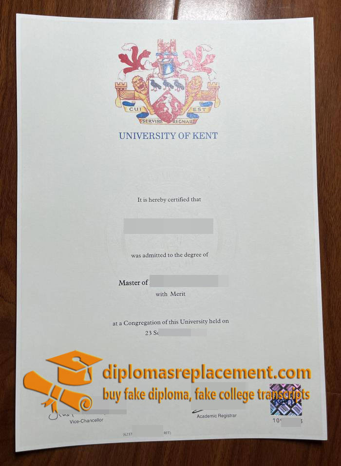 University of Kent diploma