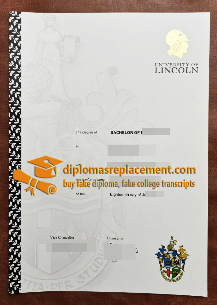 University of Lincoln diploma